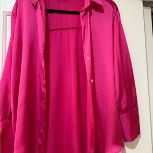 Zara Vibrant Pink Blouse